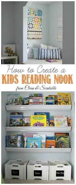 How To Create A Kids Reading Nook | Clean & Scentsible