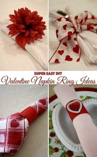 DIY Valentine Napkin Ring Ideas - FrugElegance - HMLP 70 Feature