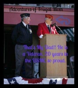 AFM dad veteran's day parade
