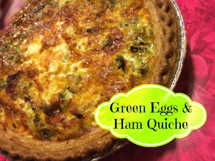 Green Eggs and Ham Quiche