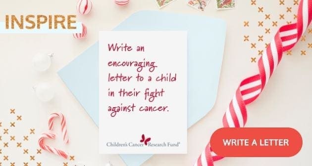 Giving Back: Inspire Letters for Kids with Cancer