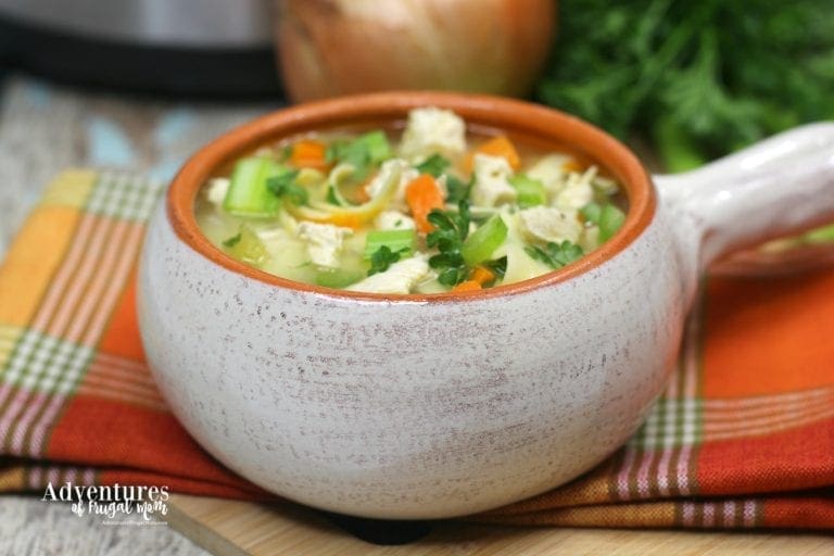 Celebrate Soup Month with this Instant Pot Chicken Noodle Soup