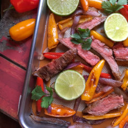Sheet Pan Beef Fajitas from North Carolina Lifestyle Blogger Adventures of Frugal Mom 1