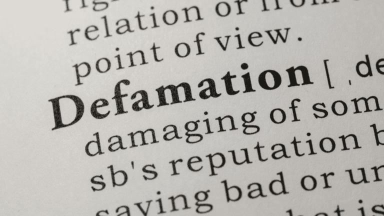 Defamation of Character Explained
