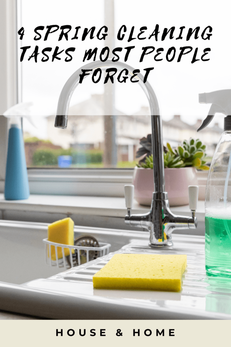 4 Spring Cleaning Tasks Most People Forget