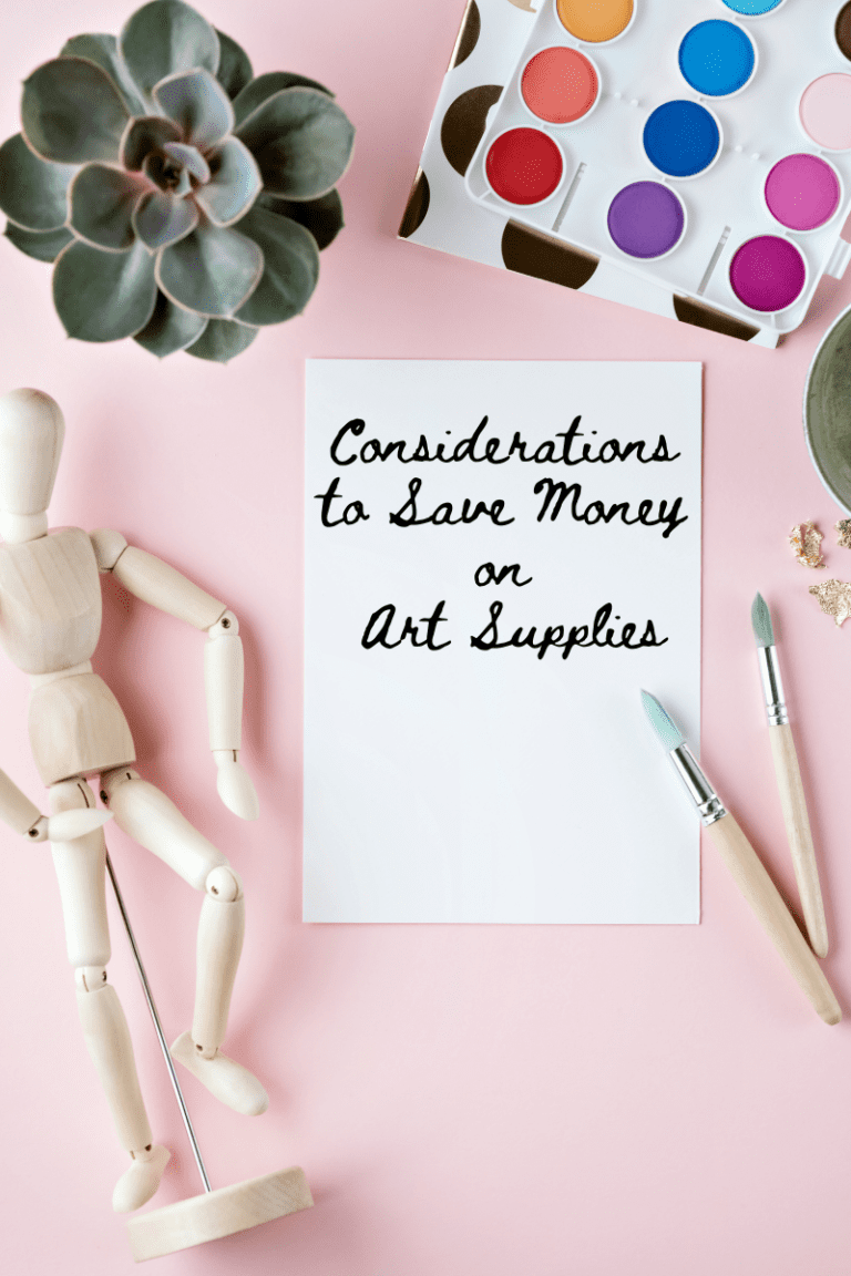 Considerations to Save Money on Art Supplies