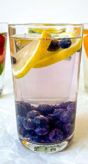 Lemon Blueberry Infused Water