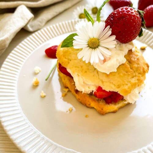 Luscious Lemon Strawberry Shortcake